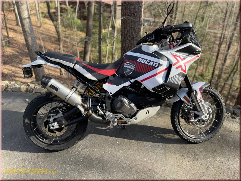 ST788-9 SHIFT-TECH STAINLESS/CARBON SLIPON EXHAUST KIT DESERT X