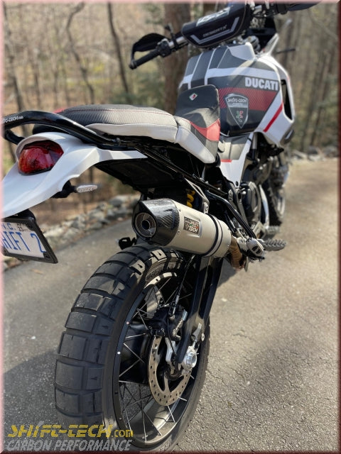 ST788-9 SHIFT-TECH STAINLESS/CARBON SLIPON EXHAUST KIT DESERT X