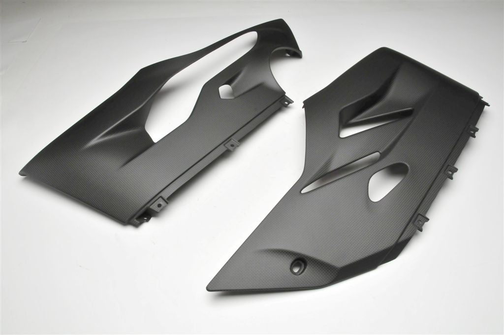 ST437 FULLSIX CARBON BELLY FARING LOWER SIDE PANEL "SET" 1199/899/1299 & V2 20'+ & 959 USA Model MD-9912-C34 /MD-9912-C35