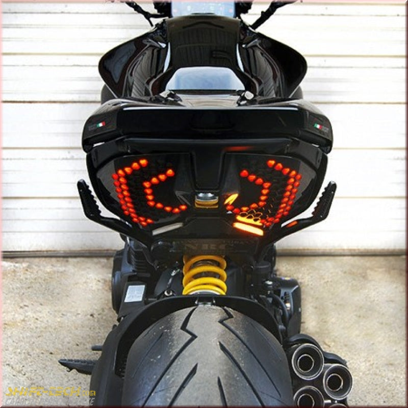 ST020-1 DV4-FE NRC TAIL TIDY KIT DIAVEL V4 LED REAR TURN SIGNALS/TUCKED PLATE BRACKET/TAG LIGHT