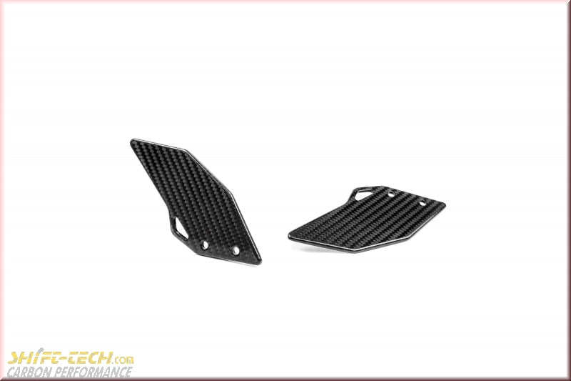 ST177-C CARBON HEEL GUARD KIT FOR GILLES REARSETS - GLOSS