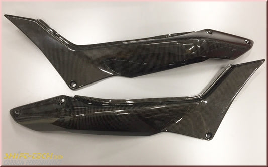 ST1667MS CARBON UNDER SEAT PANEL SET GLOSS MULTISTRADA 1200/1200S 2010-2014 - CLEARANCE LAST SET