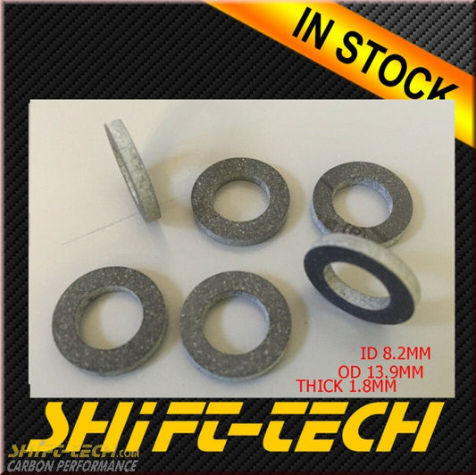 ST1530 HIGH TEMPERATURE RESISTANT FIBER WASHER KIT EXHAUST QYT. 6 - UNIVERSAL