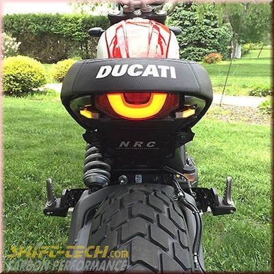 ST1151 SCRAMBLER 800 COMPLETE TAIL TIDY INCL. LED TURNSIGNALS TAG MOUNT AND TAG LIGHT ICFU-FE+TAG