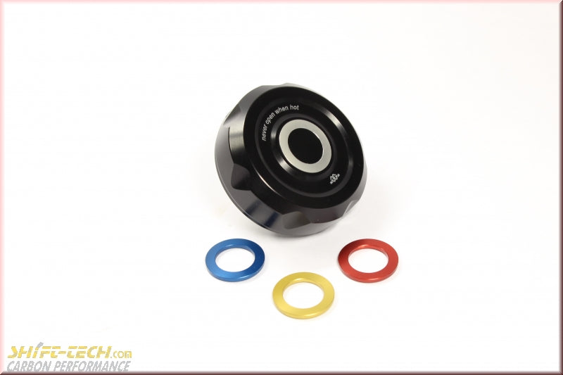 ST1521 KC-03 GILLES CNC RADIATOR CAP COVER + COLORED RINGS