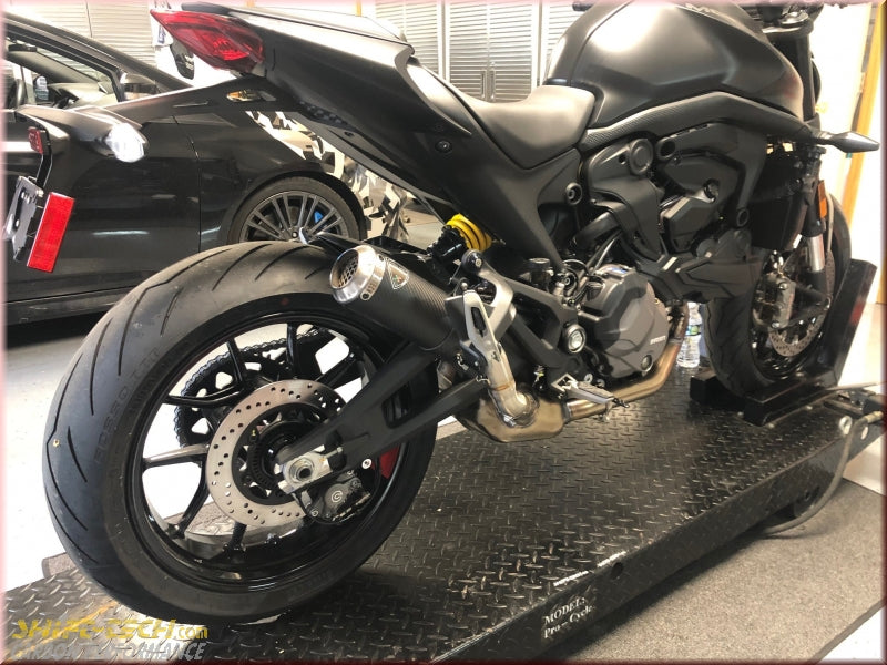 Shift Tech ST2017-7 SHIFT-TECH CARBON/TITANIUM GP SLIPON EXHAUST KIT 21'-25 ...