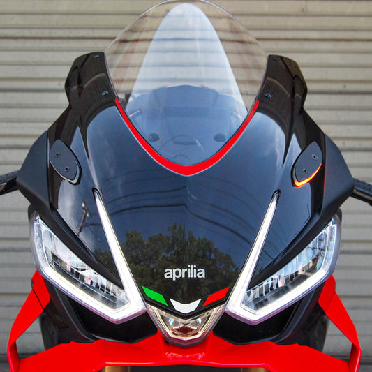 ST981-4 RSV4-MBO-25 NRC Aprilia RSV4 Mirror Block Off Turn Signals 25'+