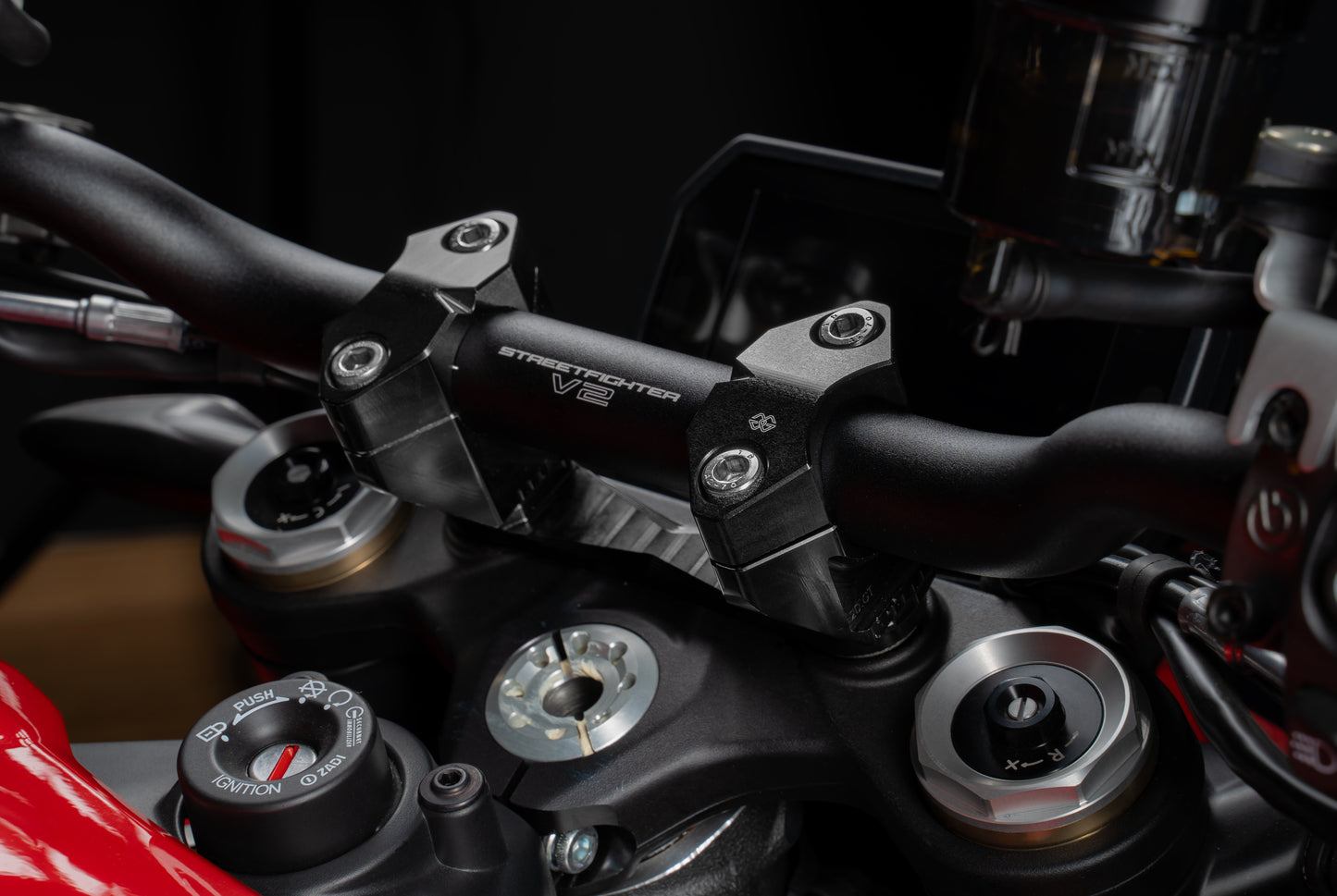 ST001-9 2DGT-B015 GILLES TOOLING BAR RISER KIT BLACK
