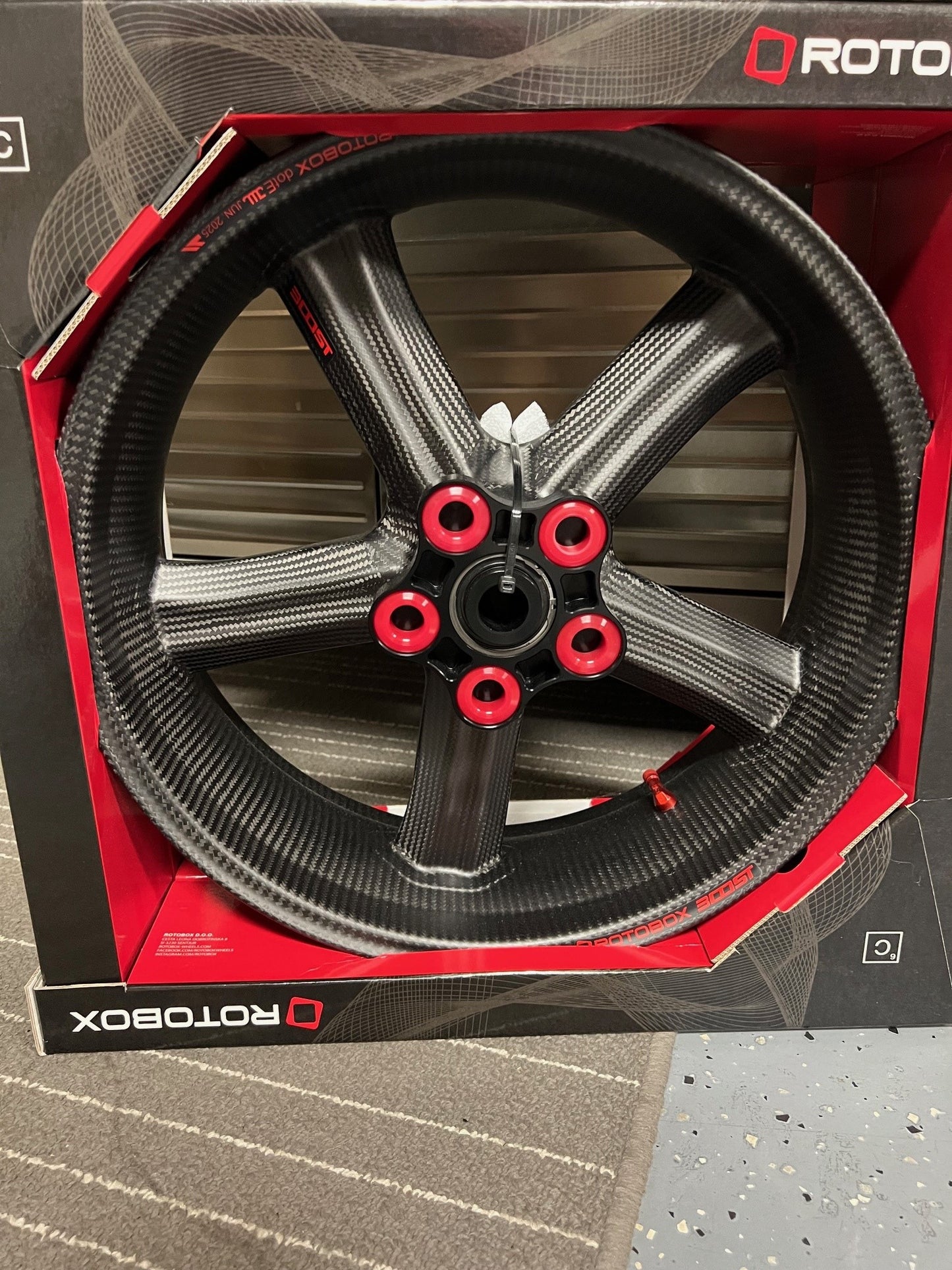 RotoBox Boost Carbon Fiber Wheel Set Hypermotard 698