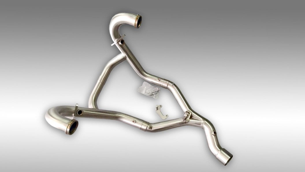 ST2017-16 BMW R12 G/S Stainless Catless Header Pipe Kit 25'+