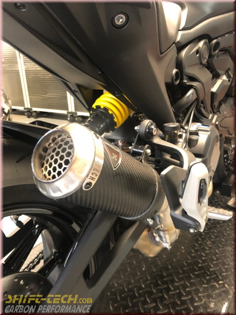 Shift Tech ST2017-7 SHIFT-TECH CARBON/TITANIUM GP SLIPON EXHAUST KIT 21'-25 ...