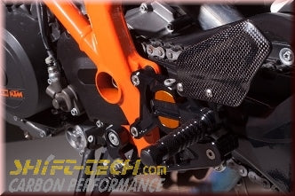 ST855 GILLES VCR-KT03 BLACK/ORANGE REARSETS KTM 1290 SUPER DUKE R