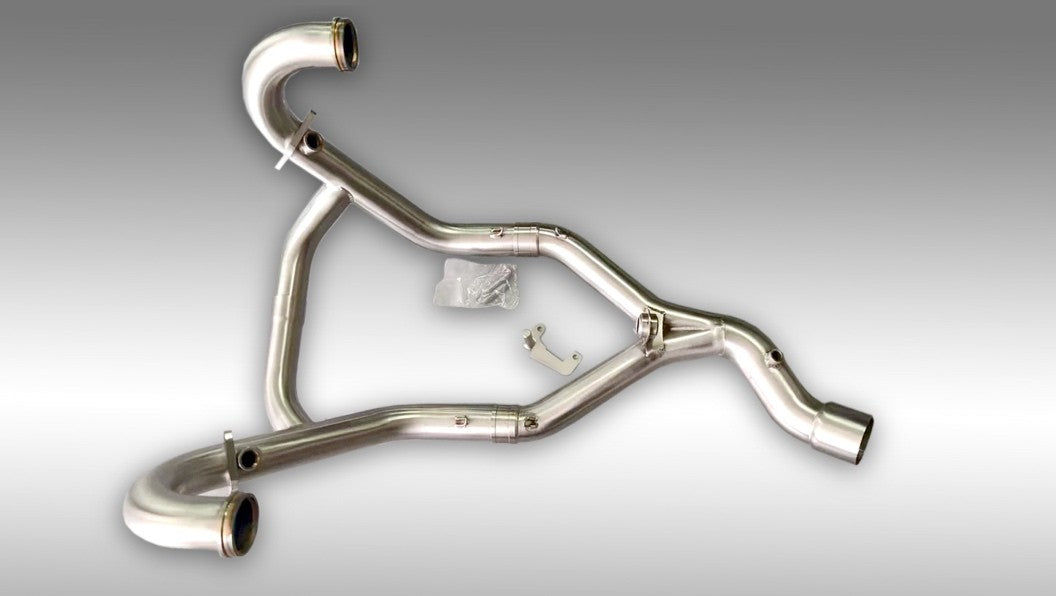 ST2017-16 BMW R12 G/S Stainless Catless Header Pipe Kit 25'+