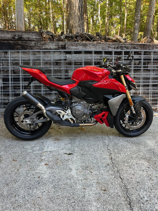ST1942-25 SHIFT-TECH SLIPON EXHAUST 25'+ Streetfighter/Panigale V2  -- Pre-Order Special