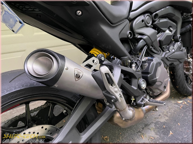 ST2017-9 SHIFT-TECH STAINLESS/CARBON SLIPON EXHAUST
