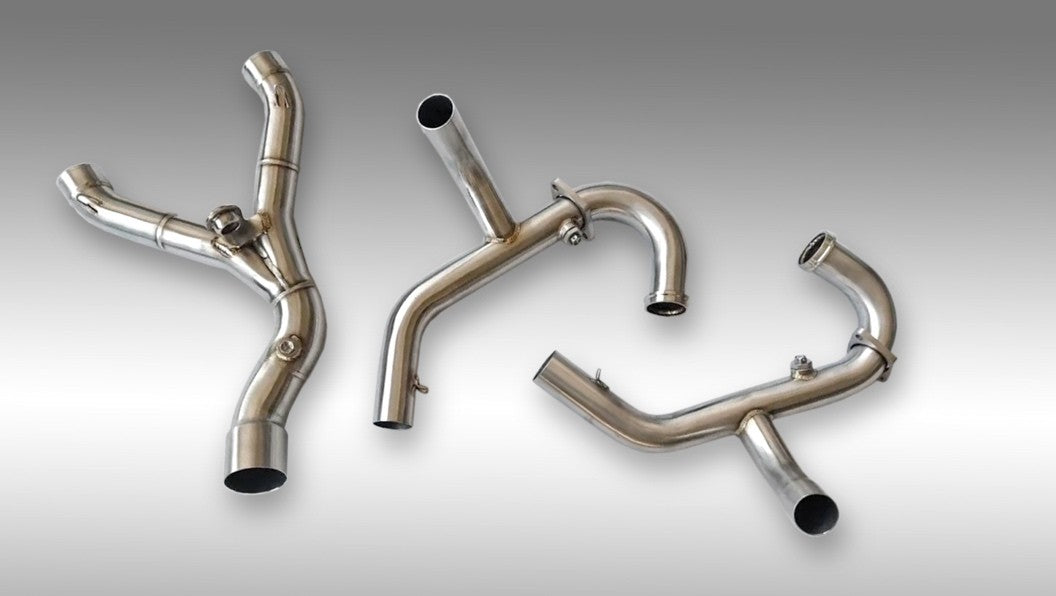 ST2017-16 BMW R12 G/S Stainless Catless Header Pipe Kit 25'+