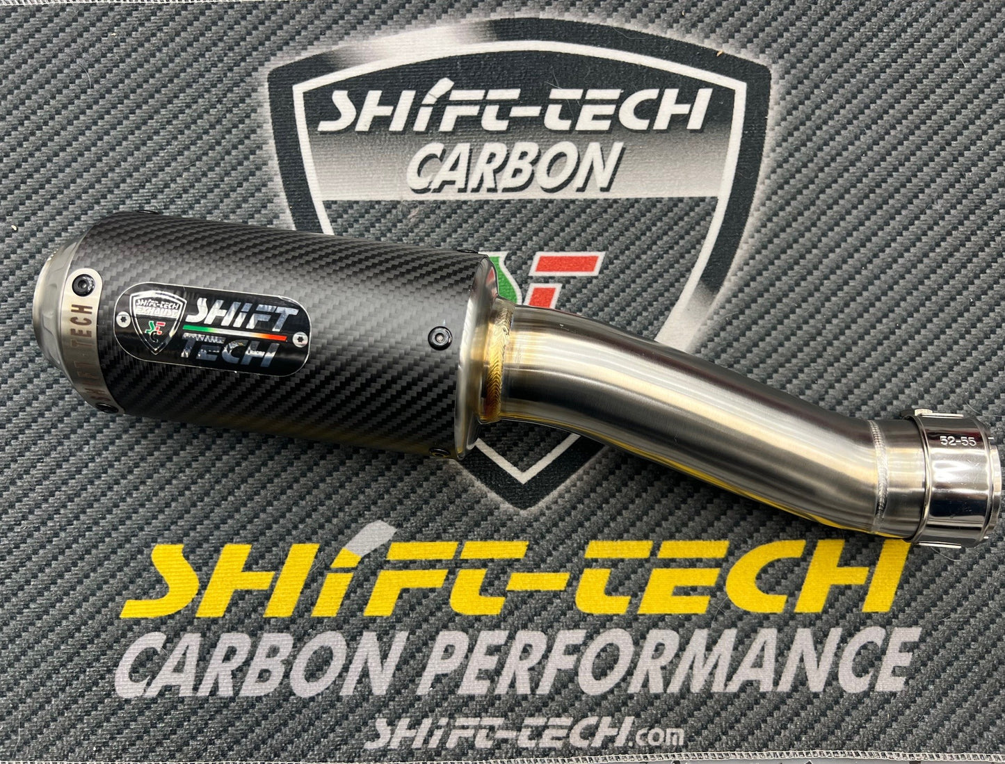 ST1942-25 SHIFT-TECH SLIPON EXHAUST 25/26'+ DUAL SIDED SWINGARM  Streetfighter/Panigale V2