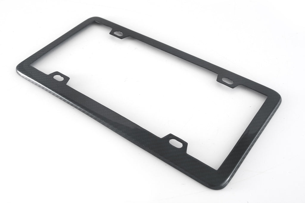 ST036 FULLSIX CARBON FIBER LICENSE PLATE FRAME US CAR SPEC SATIN MC-US24-TS93