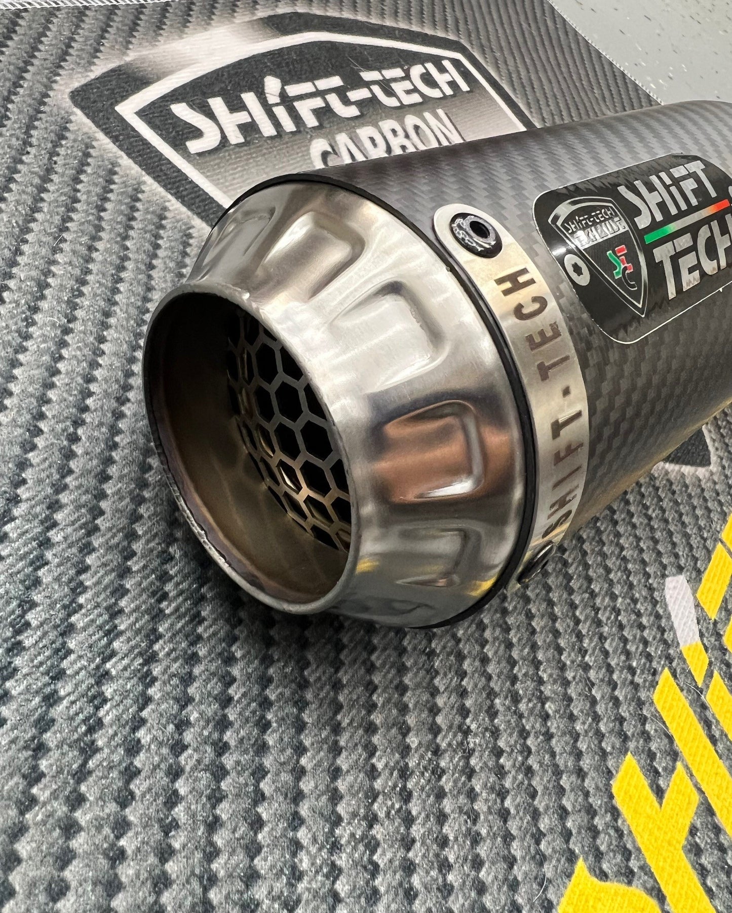 ST1942-25 SHIFT-TECH SLIPON EXHAUST 25/26'+ DUAL SIDED SWINGARM  Streetfighter/Panigale V2