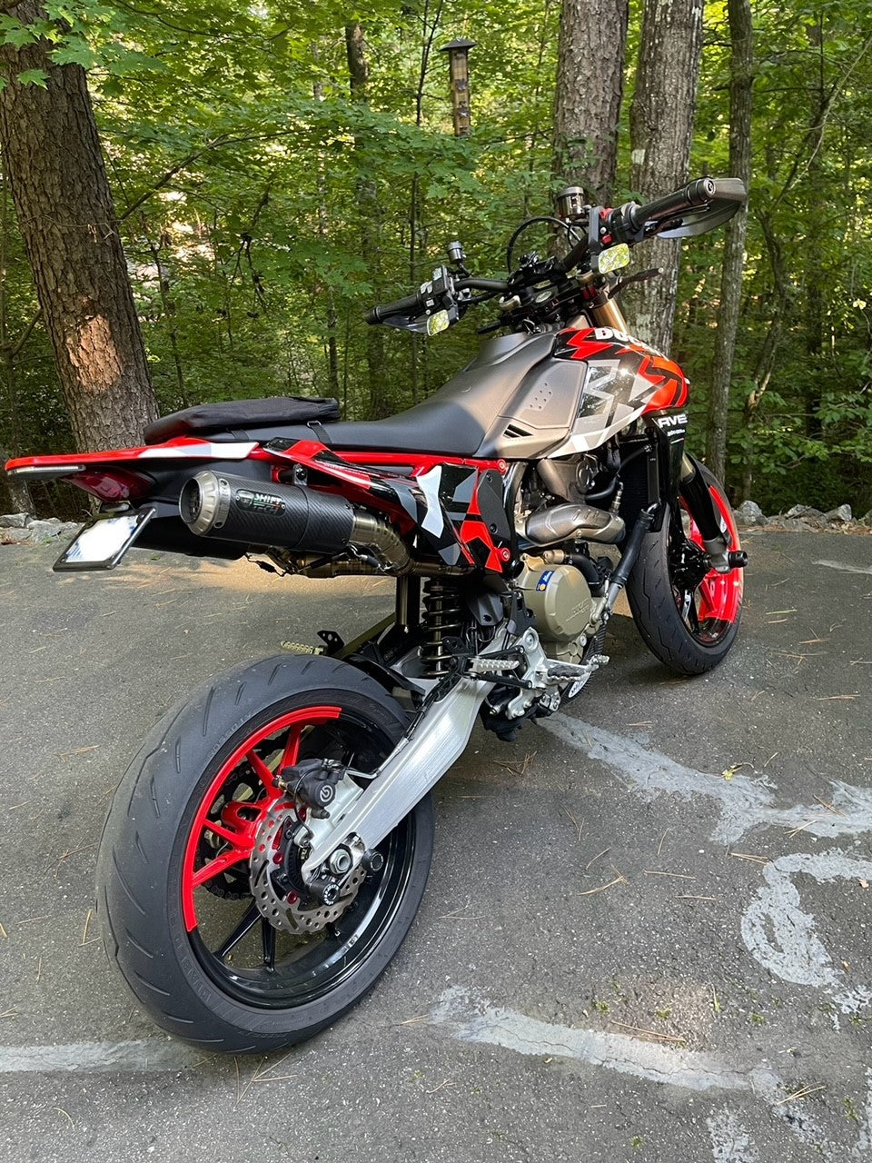 ST3342-3 SHIFT-TECH TITANIUM FULL  RACE SYSTEM WITH DUAL CARBON/TITANIUM MUFFLERS