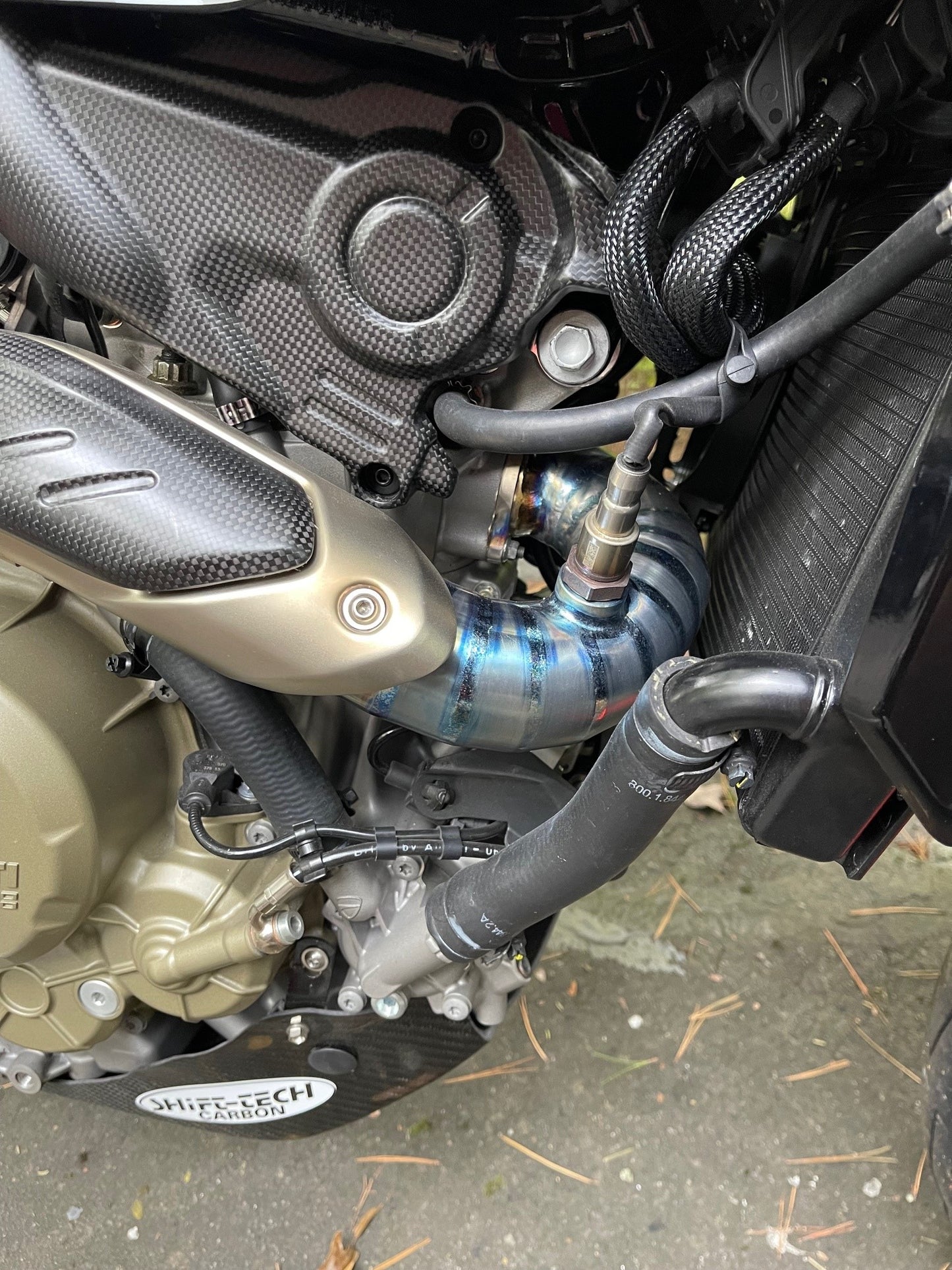 ST3324-EVO FULL TITANIUM RACE SYSTEM WITH DUAL TITANIUM EVO MUFFLERS