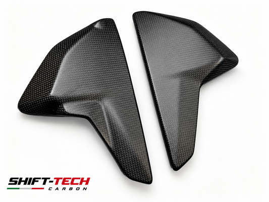 ST4134 STC CARBON RADIATOR SIDE COVER SET HM890 V2 SATIN