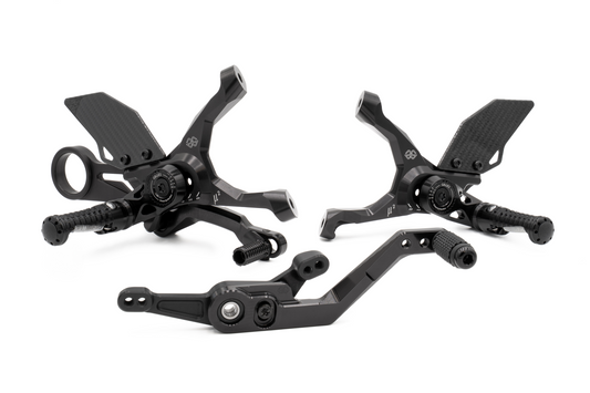 ST511-75 MUE2-BM06-B GILLES TOOLING S1000RR/M1000RR BMW 25' ADJUSTABLE REARSETS