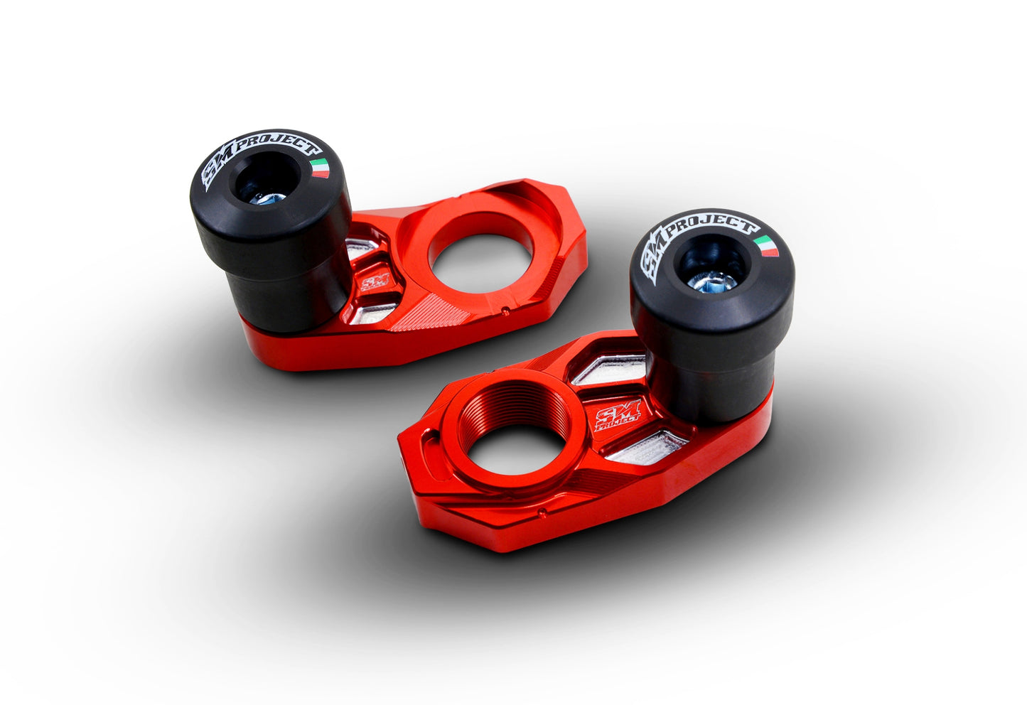 ST450-20 Supermoto Chain Adjuster Kit Ducati Desmo MX 450 (SM Project) Red or Black