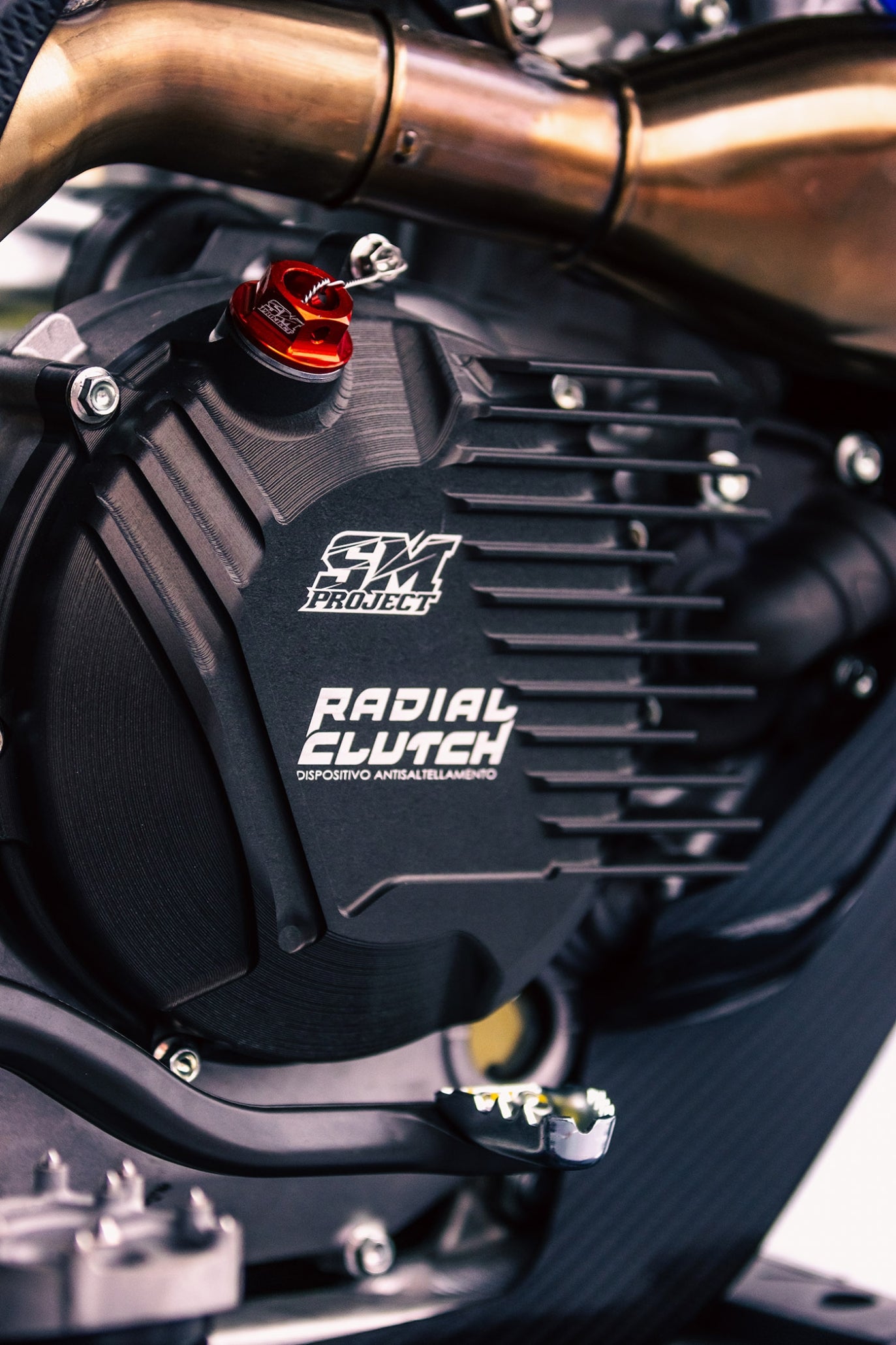 ST450-19 Finned clutch cover Ducati Desmo MX 450 SM Project SM_158