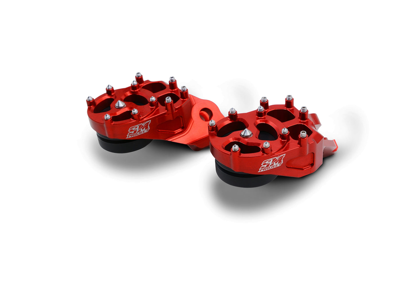 ST450-18 SM_162 SM-Project Ducati Desmo MX 450 Supermoto Footpegs Red or Black