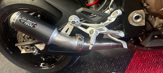ST1958-S1-SS SHIFT-TECH BMW S1000RR/S1000R CARBON/STAINLESS SLIPON EXHAUST