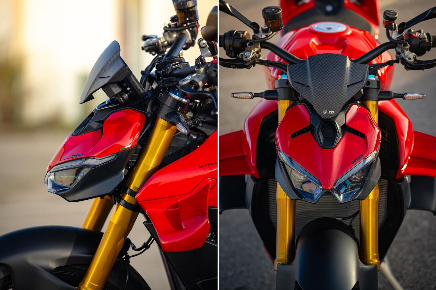 ST2025-64  UPPER HEADLIGHT FAIRING/SCREEN DUCATI STREETFIGHTER V4 25'+