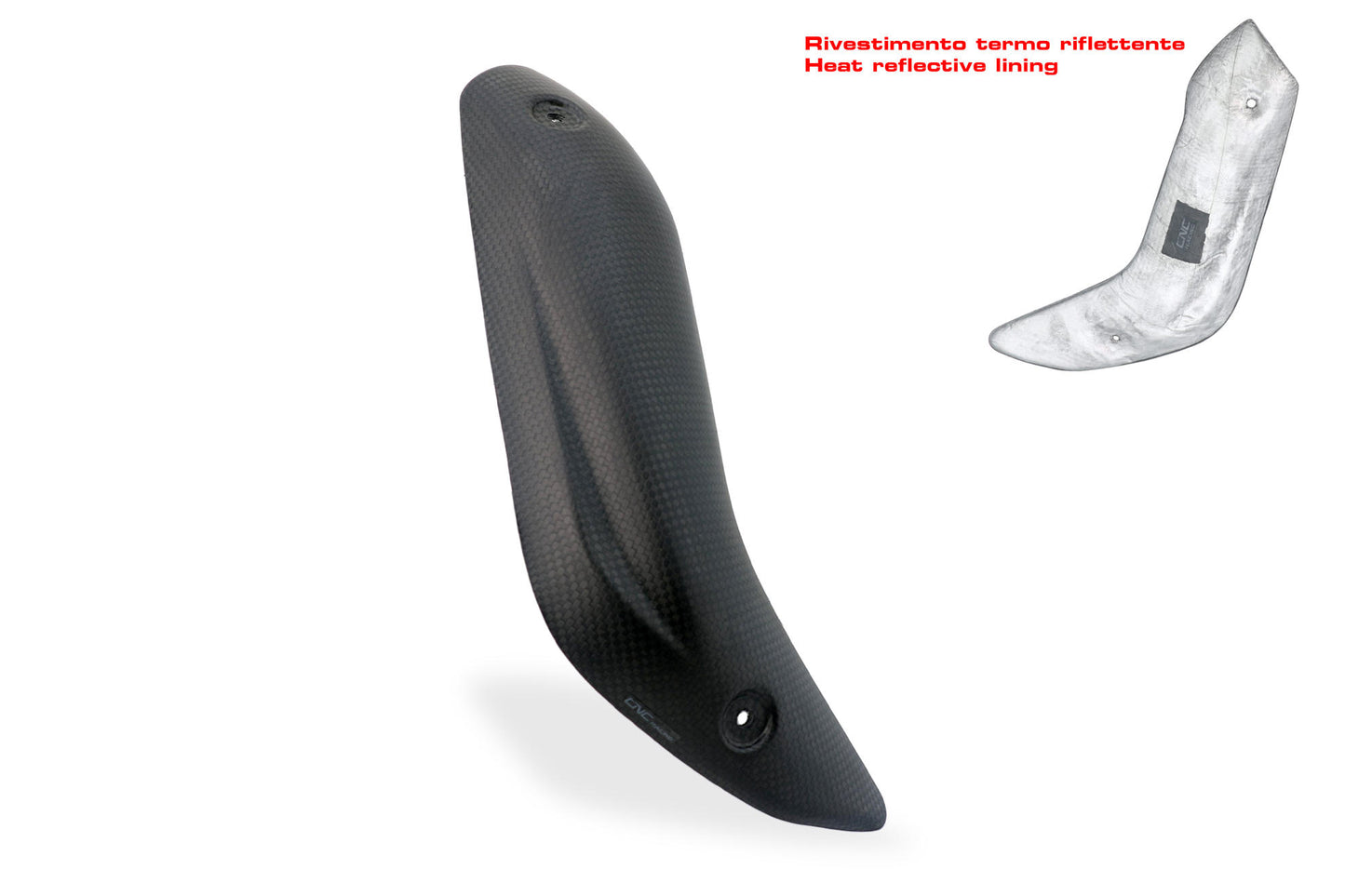 ST2025-65 CARBON FIBER LOWER HEAT GUARD MULTISTRADA V4 RS AKRAPOVIC  FULL RACE SYSTEM