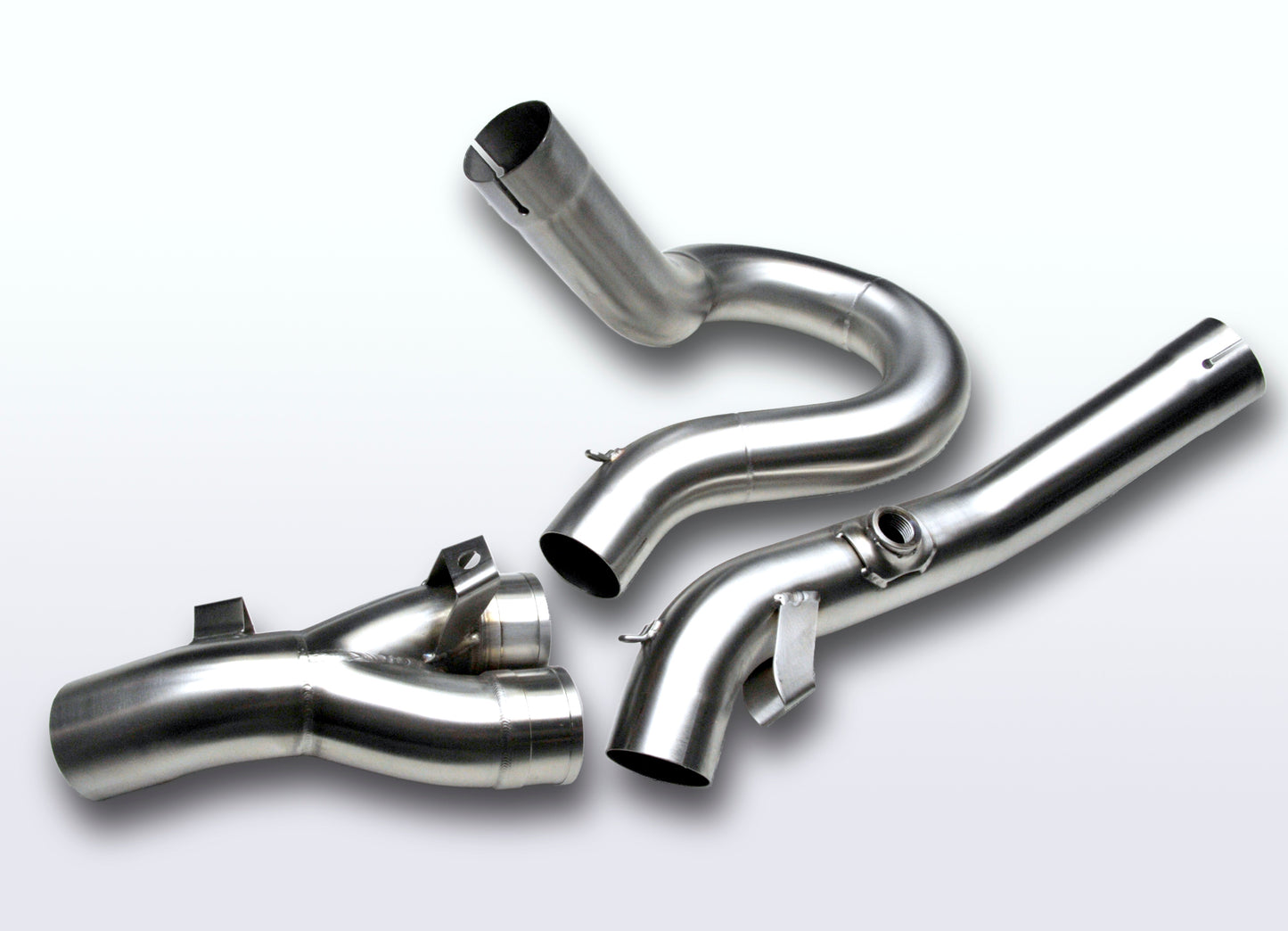 ST2017-26 Shift-Tech Decat/Cat Delete/Mid Pipe Ducati Hypermotard 890 V2 26’+