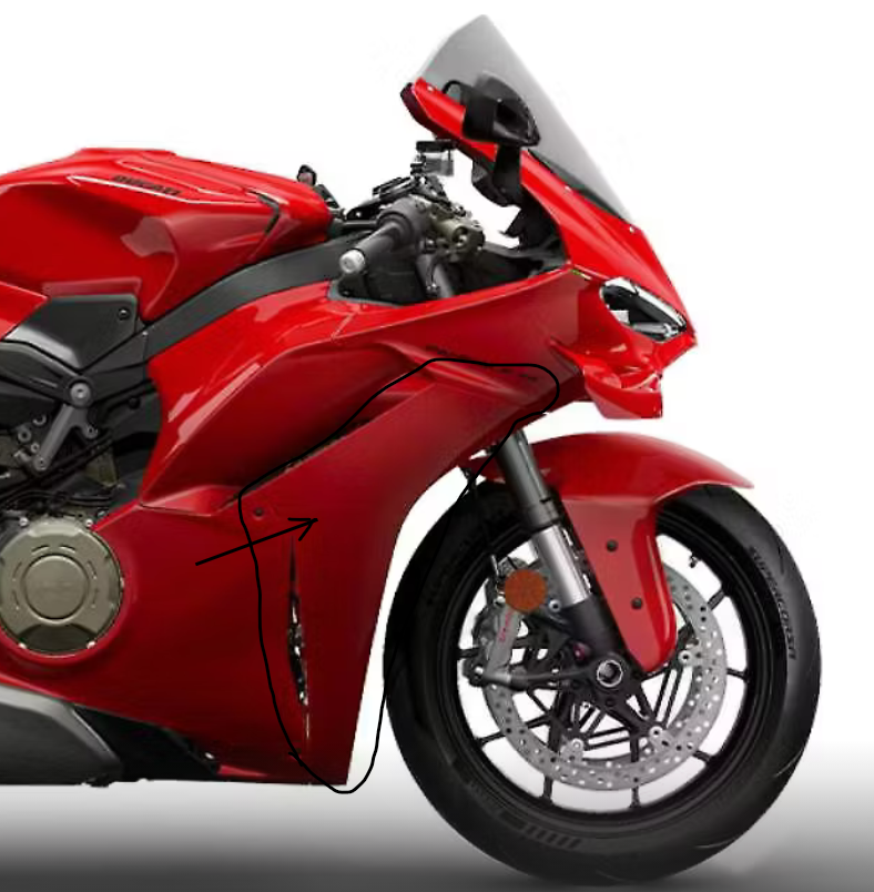ST2025-67 FULLSIX CARBON RADIATOR FAIRING PANIGALE V4 25'+ MD-V425-S32 SATIN